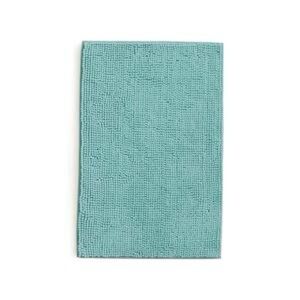 Winston Porter Linenspa Chenille Bath Mat, Aqua, 17" x 48"